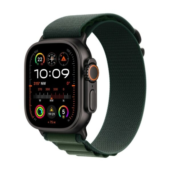 Apple Watch Ultra 2 Black Titanium/Dark Green Alpine Loop S LTE MX4Q3WB/A