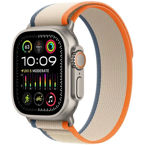 Apple Watch Ultra 2 Titanium/Orange/Trail Loop S/M LTE MRF13WB/A