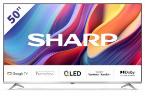 Sharp 50GP6265E 50" QLED 4K Google TV Dolby Vision Dolby Atmos 50GP6265E