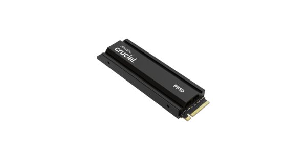 Crucial 2TB M.2 PCIe Gen5 NVMe P510 Heatsink CT2000P510SSD5