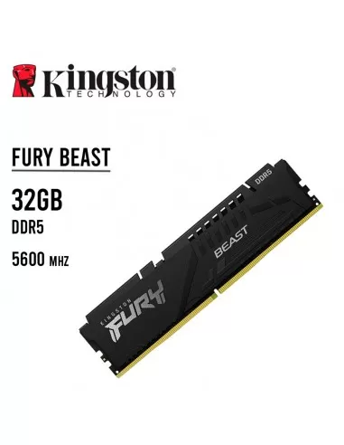 Kingston FURY 32GB (1x32GB) 5600MHz CL40 Beast Black KF556C40BB-32