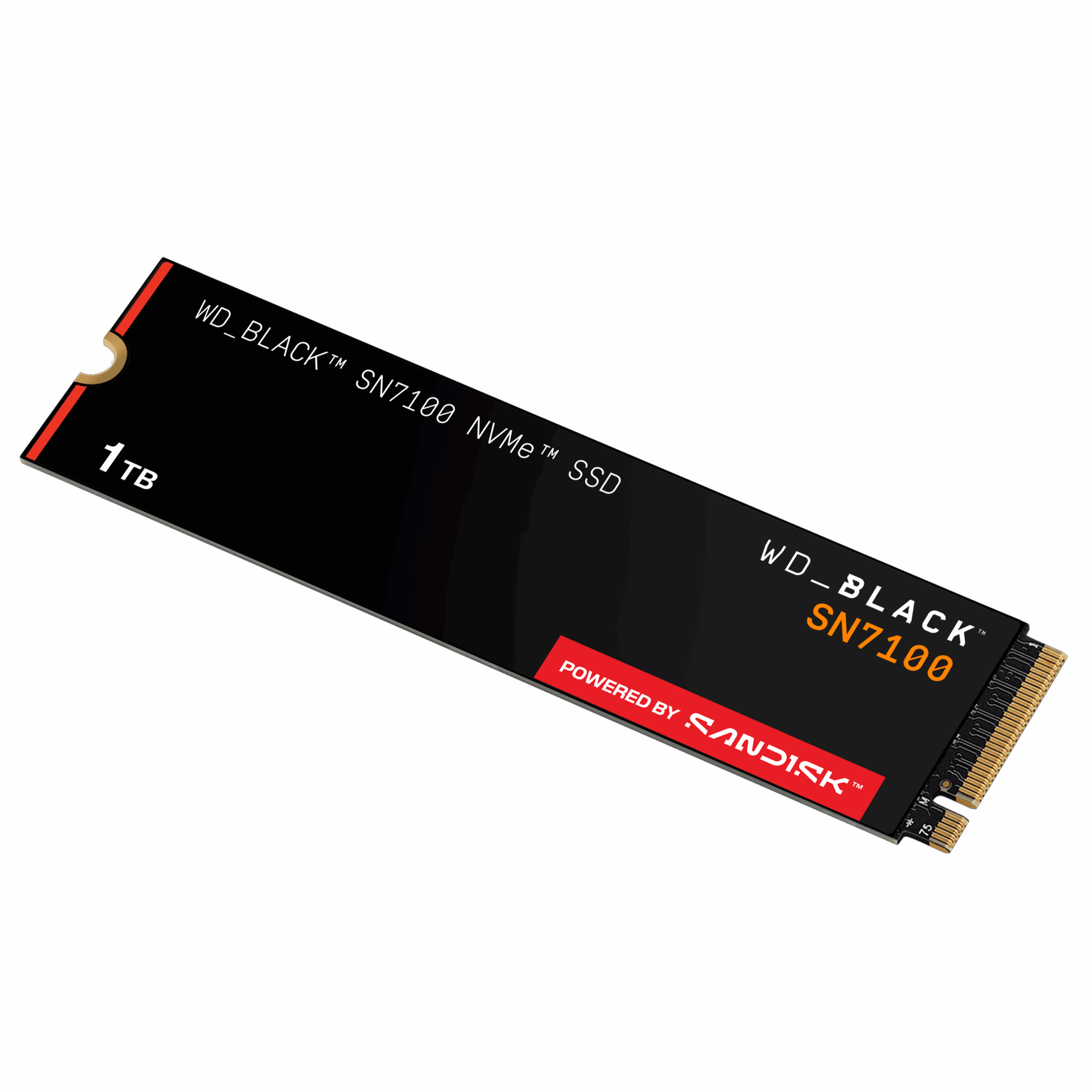 Sandisk 1TB M.2 PCIe Gen4 NVMe Black SN7100 - Image 1