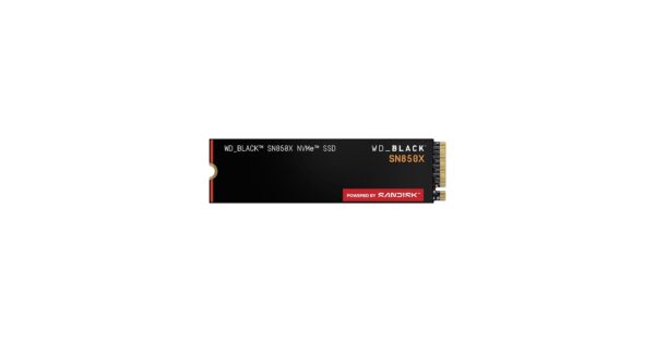 Sandisk 1TB M.2 PCIe Gen4 NVMe Black SN850X WDS100T2X0E