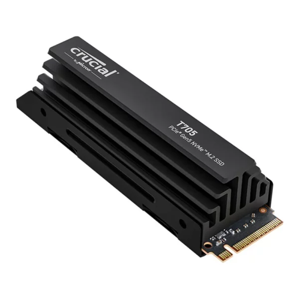 Crucial 1TB M.2 PCIe Gen5 NVMe T705 Heatsink CT1000T705SSD5