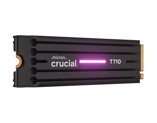 Crucial 2TB M.2 PCIe Gen5 NVMe T710 Heatsink CT2000T710SSD5
