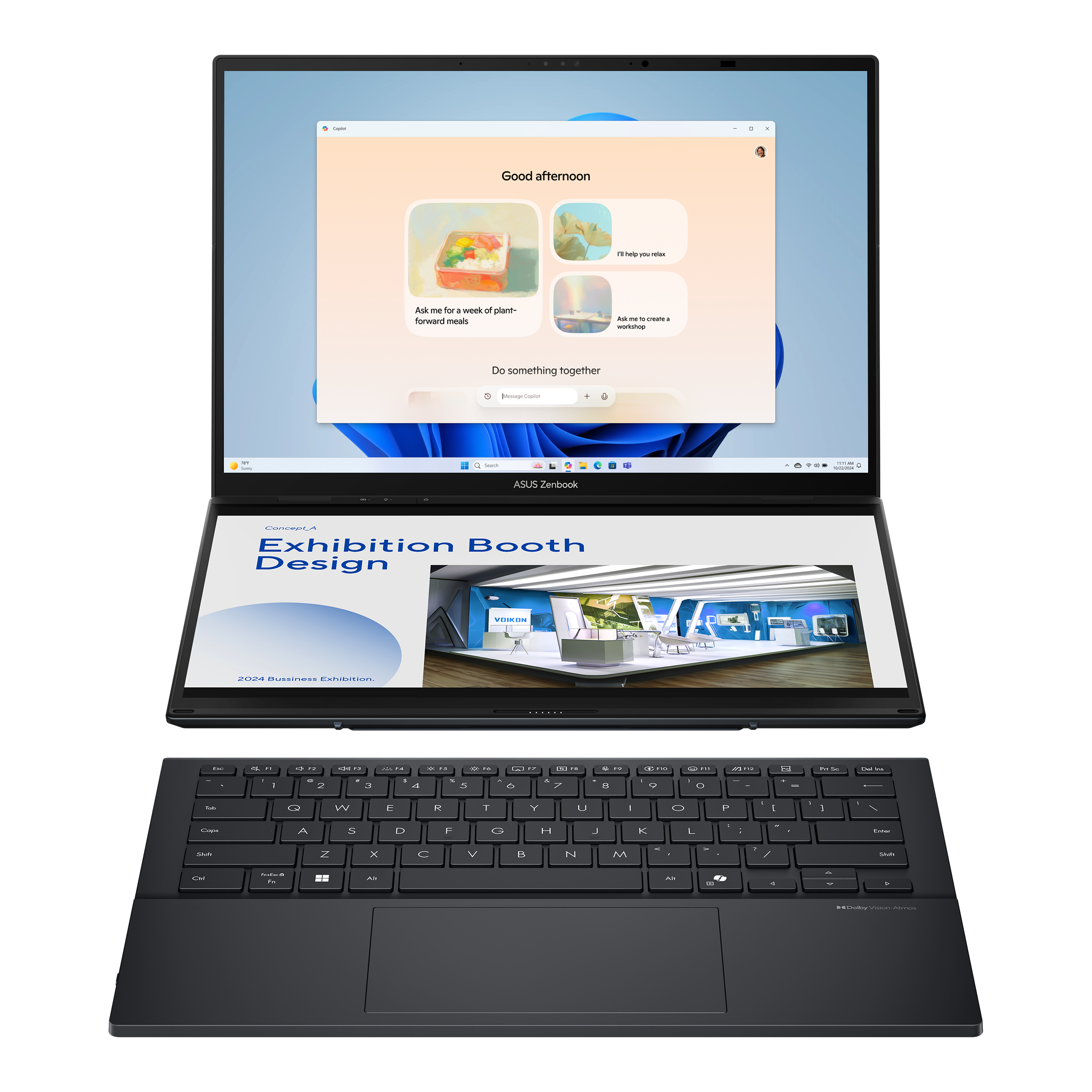 ASUS Zenbook Duo Ultra 7-255H/32GB/1TB/Win11 OLED Touch UX8406CA-QL121W - Image 1