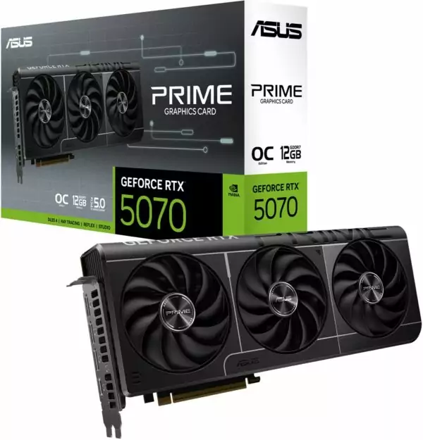ASUS GeForce RTX 5070 Prime OC 12GB GDDR7 DLSS4 PRIME-RTX5070-O12G