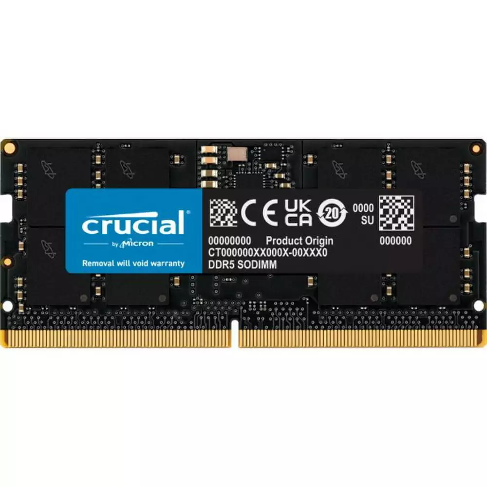 Crucial  memory module 8 GB 1 x 8 GB DDR5 4800 MHz